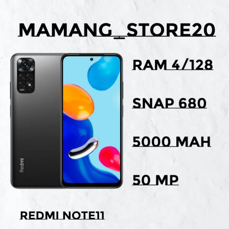 redmi note 11 6 128  isi 2pcs