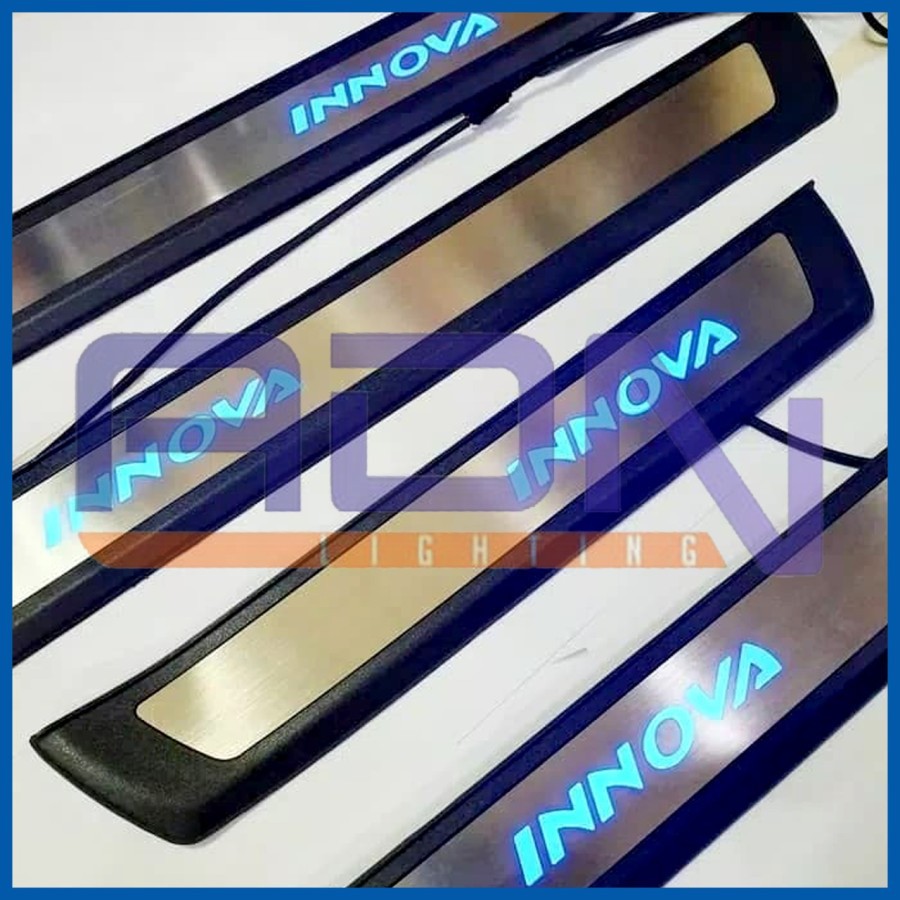 SILLPLATE SILL PLATE SILPLATE SAMPING INNOVA Nyala LAMPU BIRU LED ADN