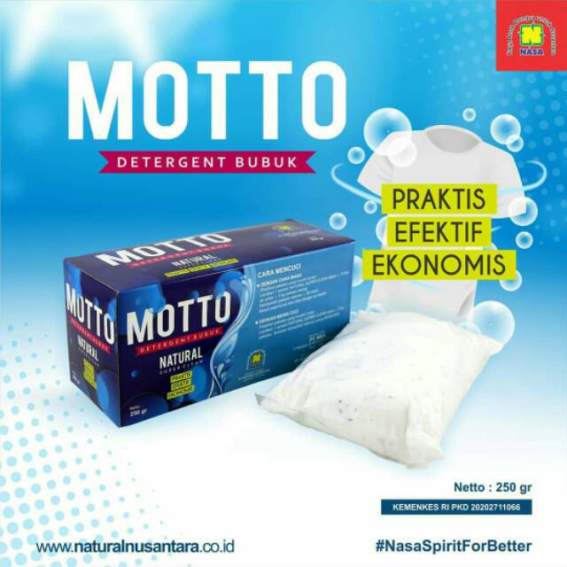 MOTTO Detergent Bubuk | Natural Super Clean