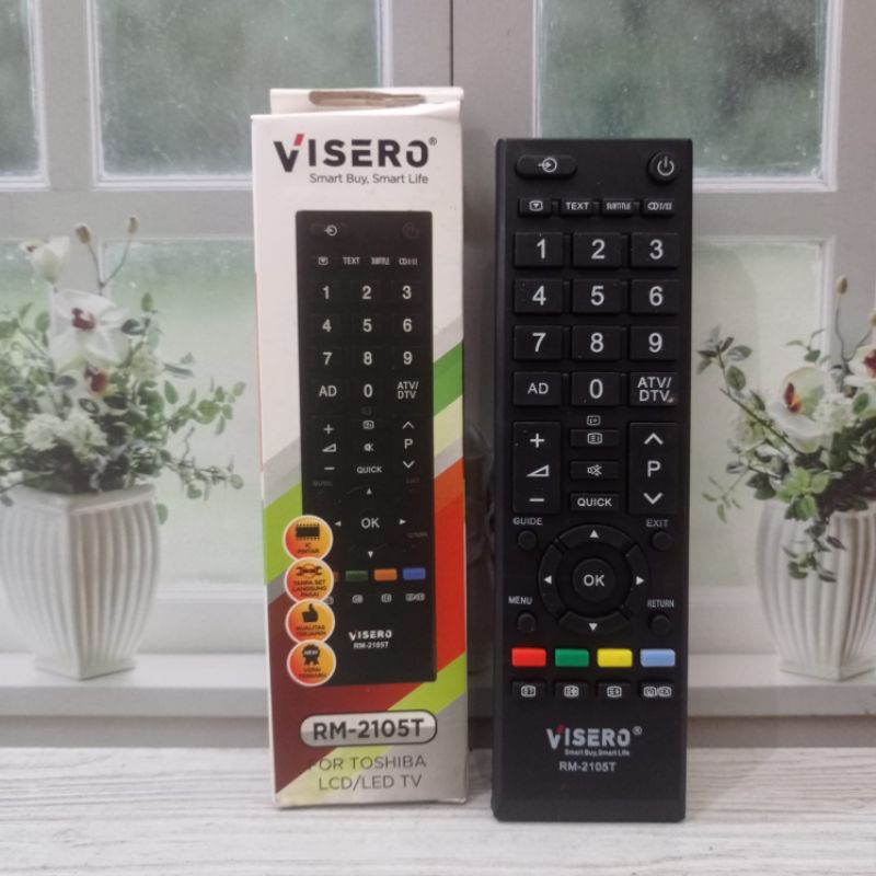 Remote TV LED LCD Visero berbagai merk TV