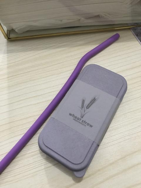 Lilac Sedotan Lipat / Foldable Silicone Straw