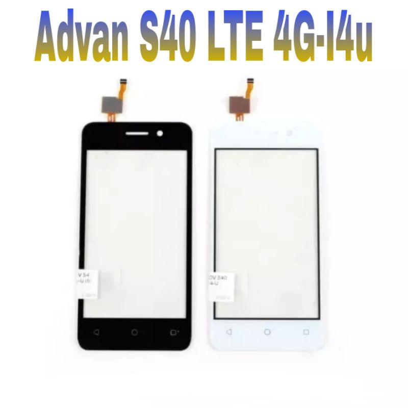 Touchscreen Advan S40 LTE 4G - i4U Black White + ic Ts Tc