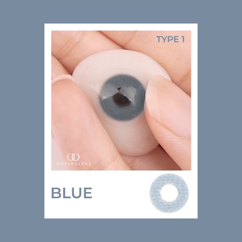 Naturalens Blue Softlens Biomoist (0 sd -10) Contact Lens