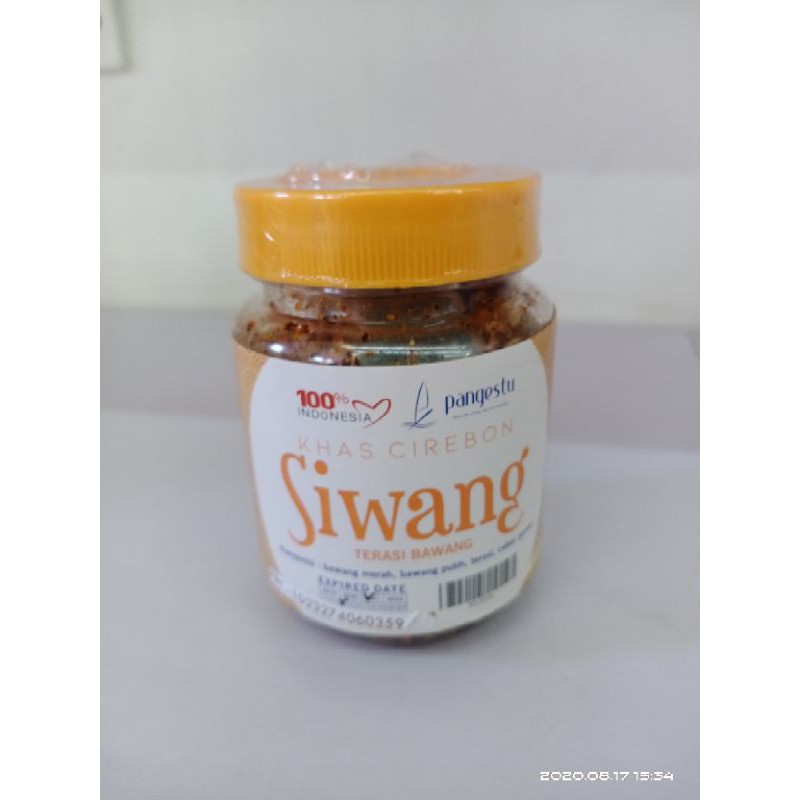 

Siwang Terasi Bawang Asli "PANGESTU" Berat - 80 Gram Khas Cirebon