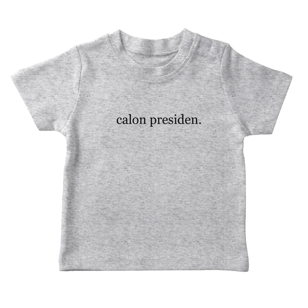 Baju Kaos Calon Presiden Untuk Bayi &amp; Anak Perempuan Laki Laki Bahan Combed 30s