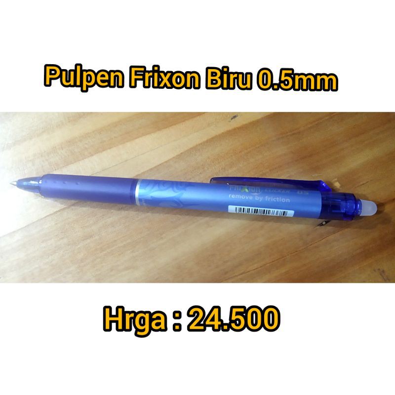 

Pulpen Frixion 0.5mm Biru
