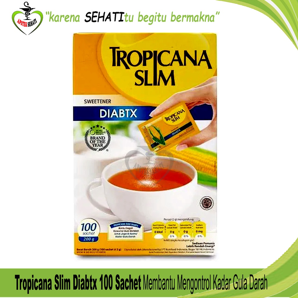 Tropicana Slim Diabtx Sweetener Diabetics Rendah Kalori Khusus Diabetes