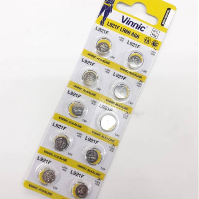 Baterai jam tangan Vinic L921F/LR920/AG6