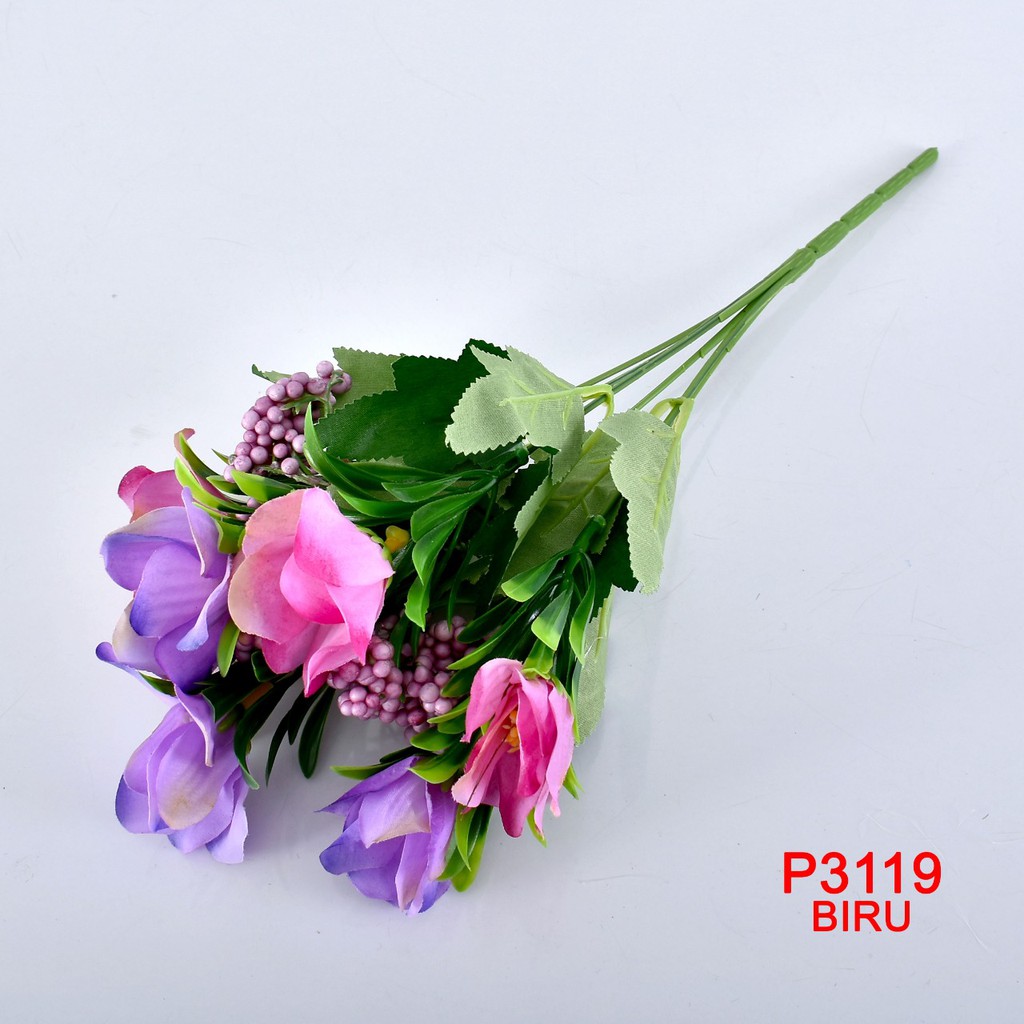 TIB  /COD  P3119 ( 1 KG BISA 37 PCS) BUNGA BUKET BUNGA ARTIFICIAL BUNGA DEKORASI RUMAH / PESTA-7