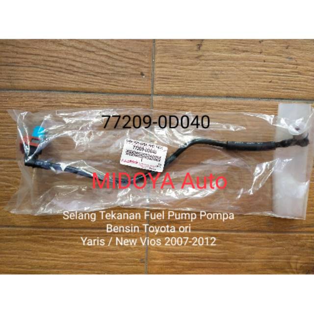 Selang Tekanan Fuel Pump Pompa Bensin Toyota Yaris New Vios 2007-2012 ori 77209-0D040