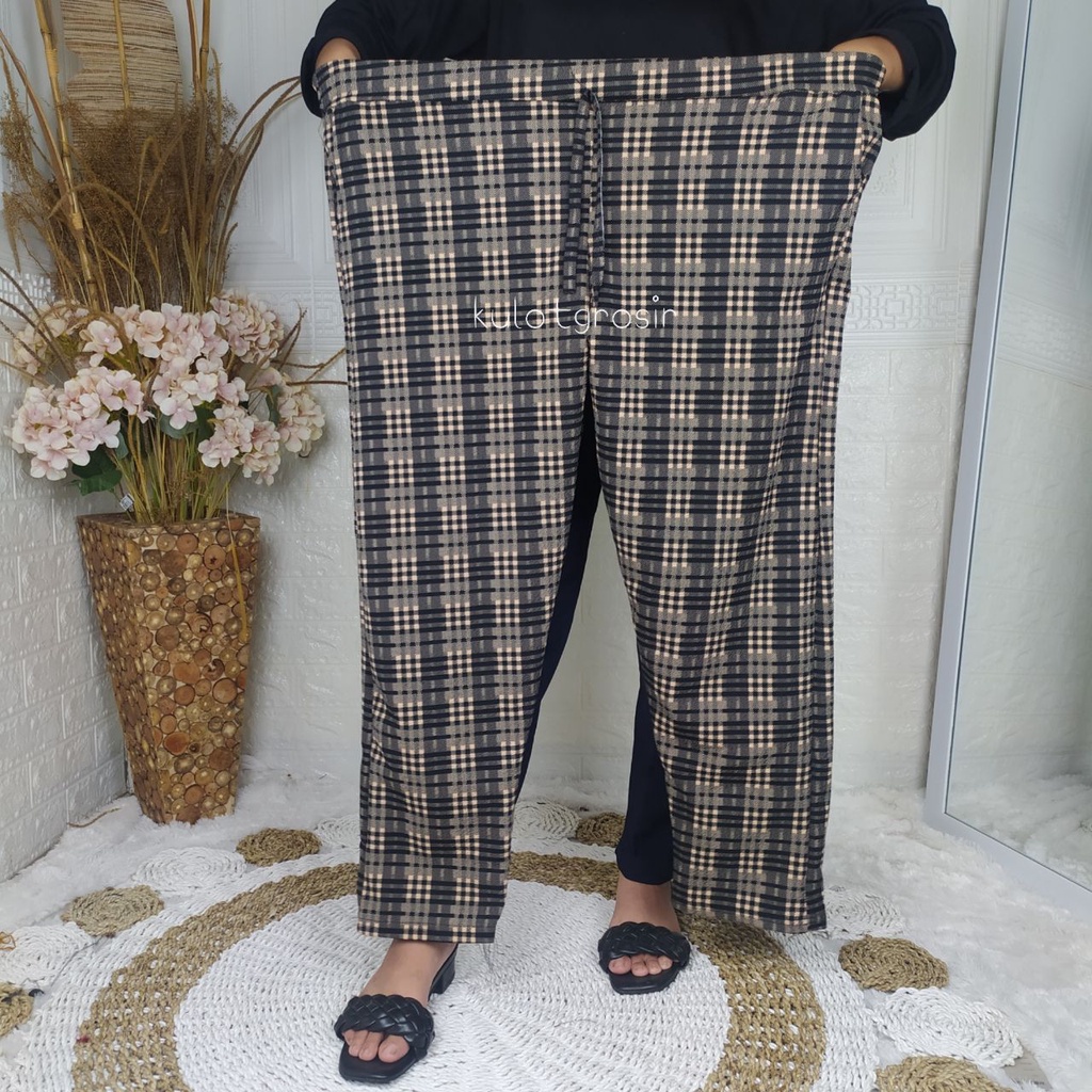 CELANA TARTAN SIZE JUMBO XL XXL / CELANA MOTIF KOTAK SUPER JUMBO