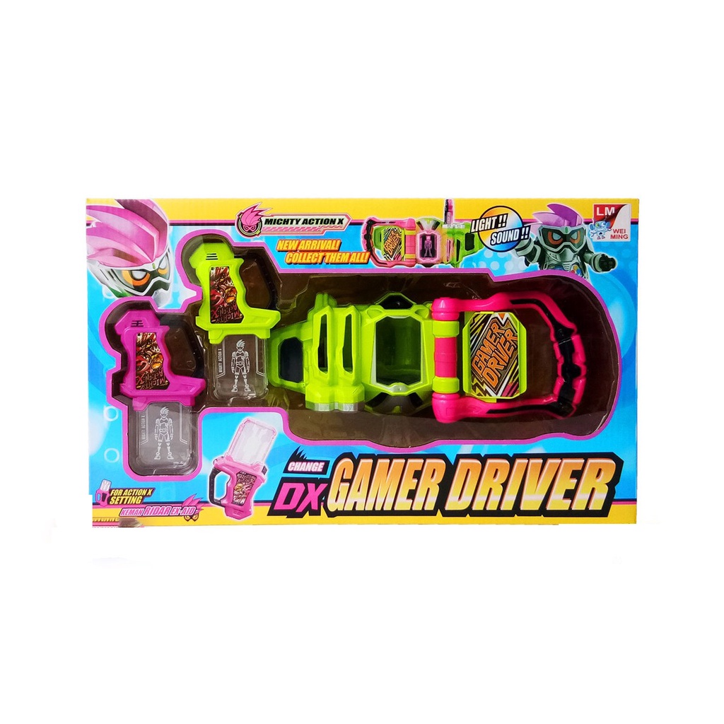 Mainan Anak Sabuk DX Gamer Driver Kamen Rider Ex Aid Belt Recast