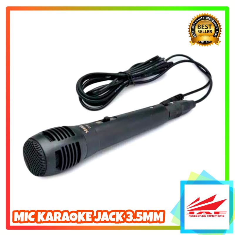 Jual Mic Microphone Karaoke Kabel Jack 3.5mm Shopee Indonesia