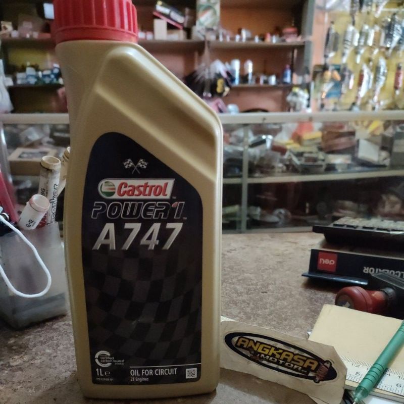 oli samping racing Castrol a747 oli 2t campur
