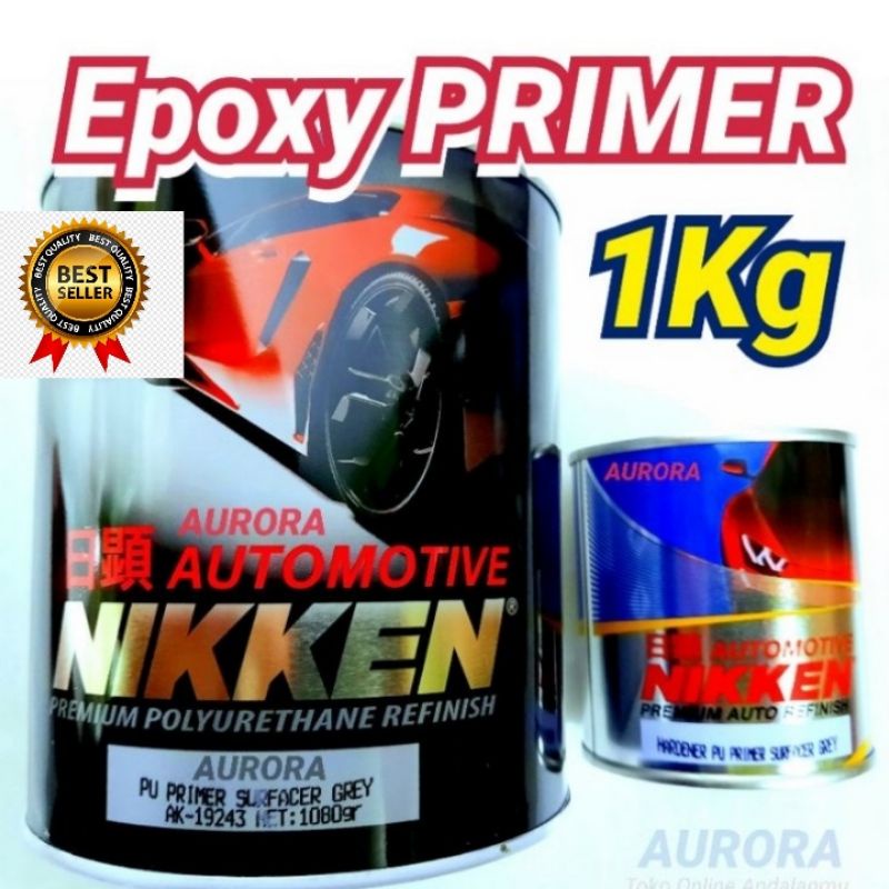 Jual Epoxy Primer Nikken Pu Primer Surfacer 1kg Dan 250ml Dasaran Kuat Shopee Indonesia 5526