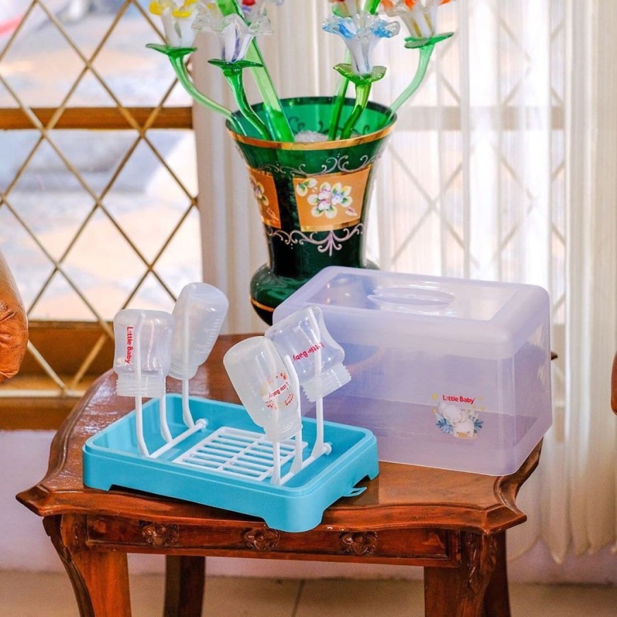 Little Baby Drying Rack / Rak Pengering Botol Pakai Tutup