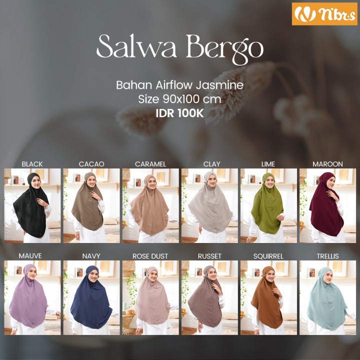 HIJAB NIBRAS INSTAN MUSLIM WANITA SALWA BERGO,SALWA BERGO HIJAB NIBRAS INSTAN,HIJAB NIBRAS,HIJAB INS