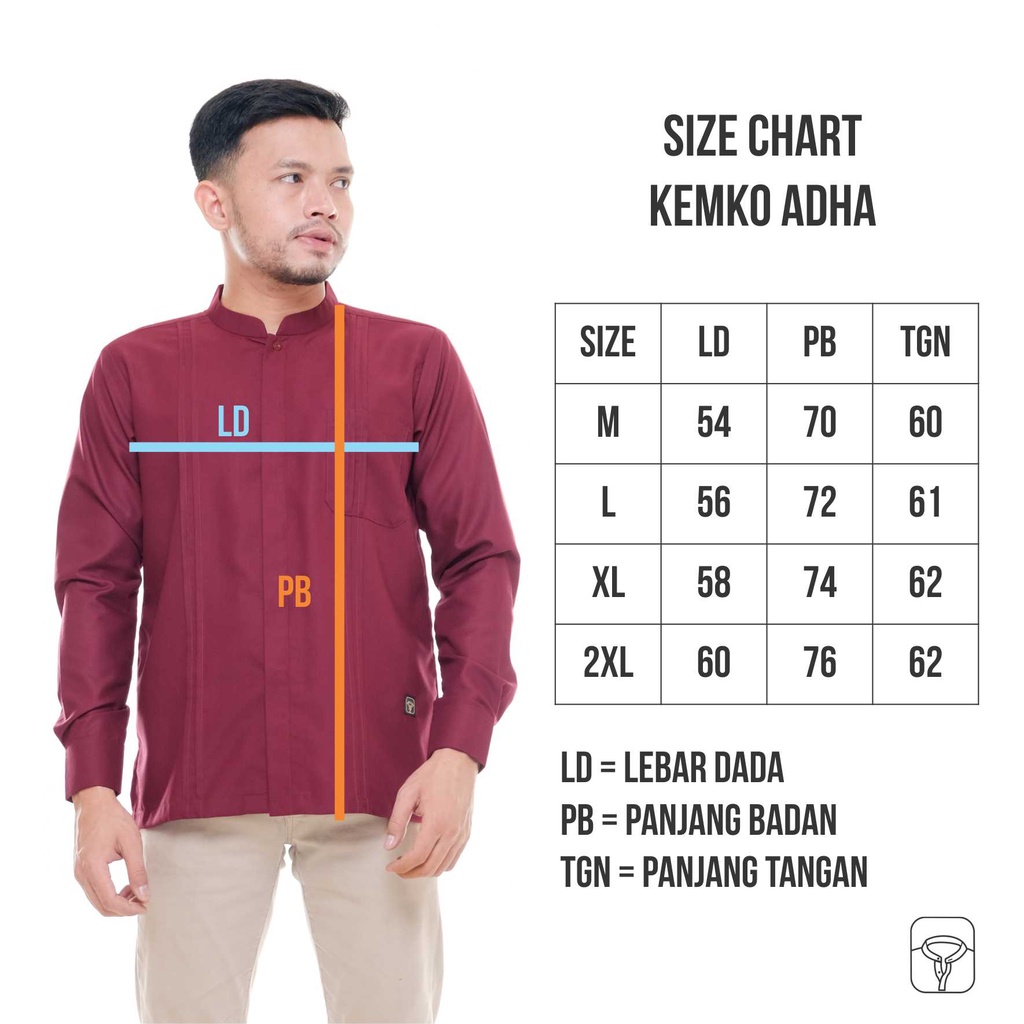 Kemeja Koko | Kemko | Baju Koko Tangan Panjang | Kemko Adha Mufatih