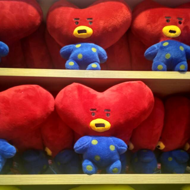 Boneka BT21 unofficial/ boneka BTS/Standing doll BT21 Tata/boneka tata import korea