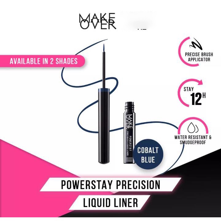 MAKE OVER PowerStay Precision Liquid Liner Jet Black