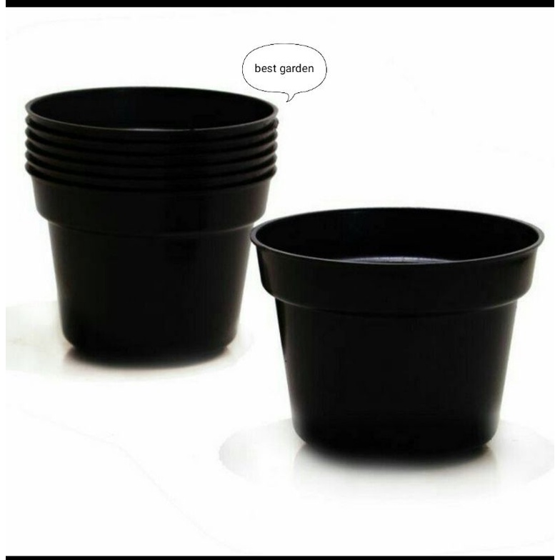 Pot Grace hitam 35 cm