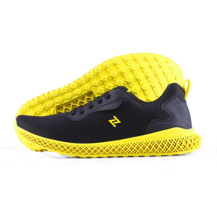 DK01 X NAZREAL Sepatu Sneakers Pria Hitam Terbaru Dominic