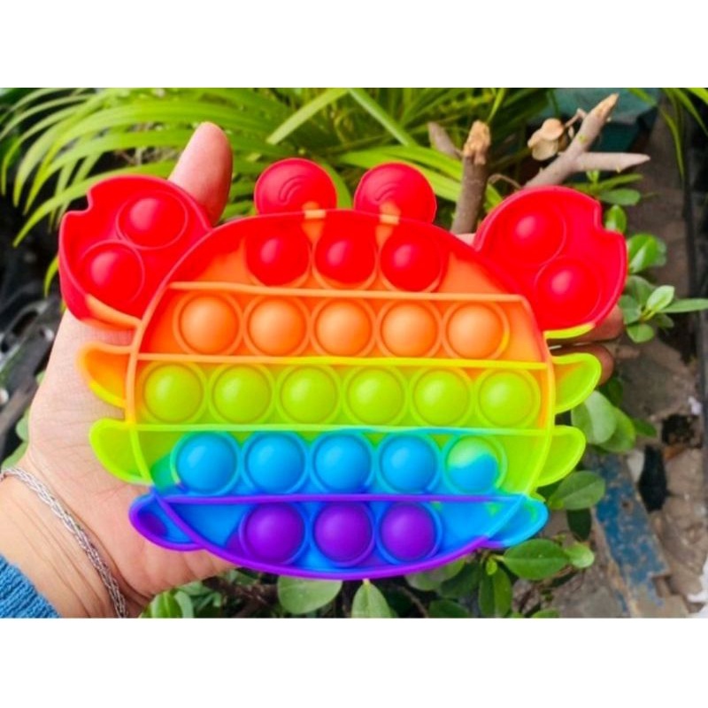 Pop it Rainbow viral /mainan ank-KEPITING