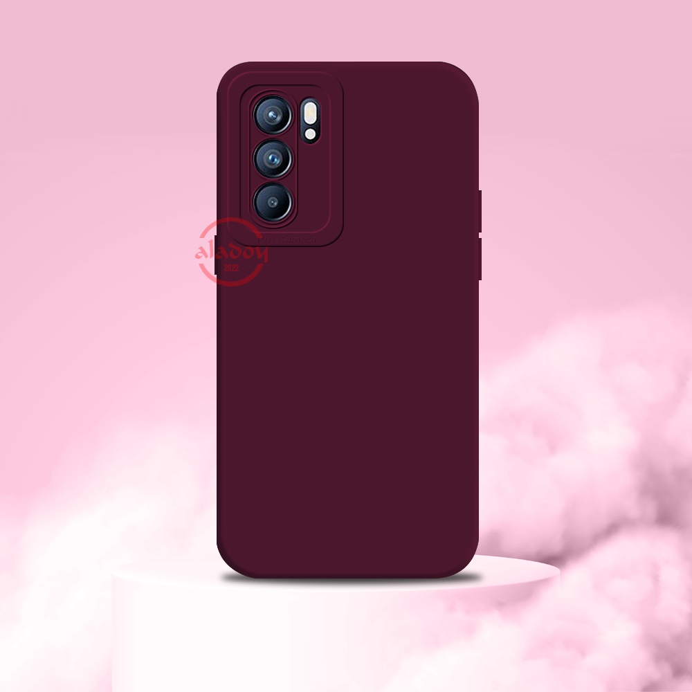 Case Oppo Reno 6 5G Soft Case Liquid Silicone Pro Camera Premium Casing