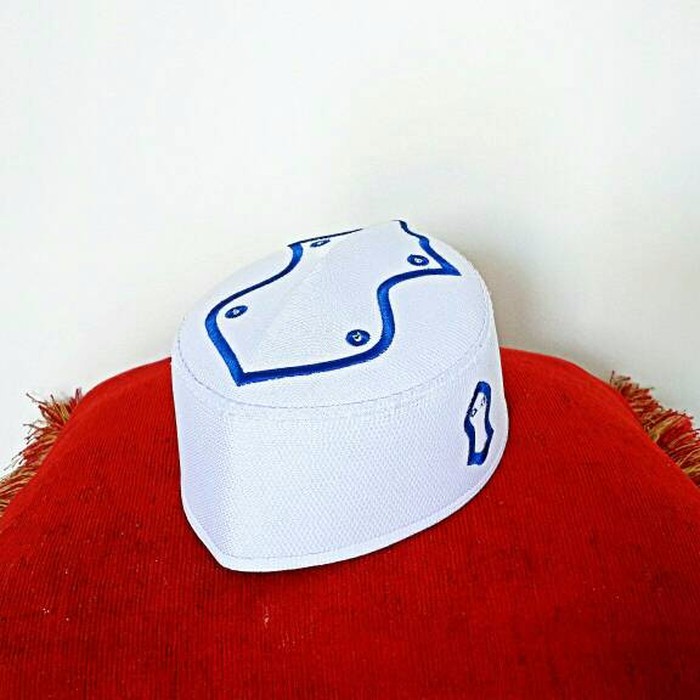 Peci Haji Songkok Kopiah Al Fauzi Terompah Sandal Nabi Bordir Spesial