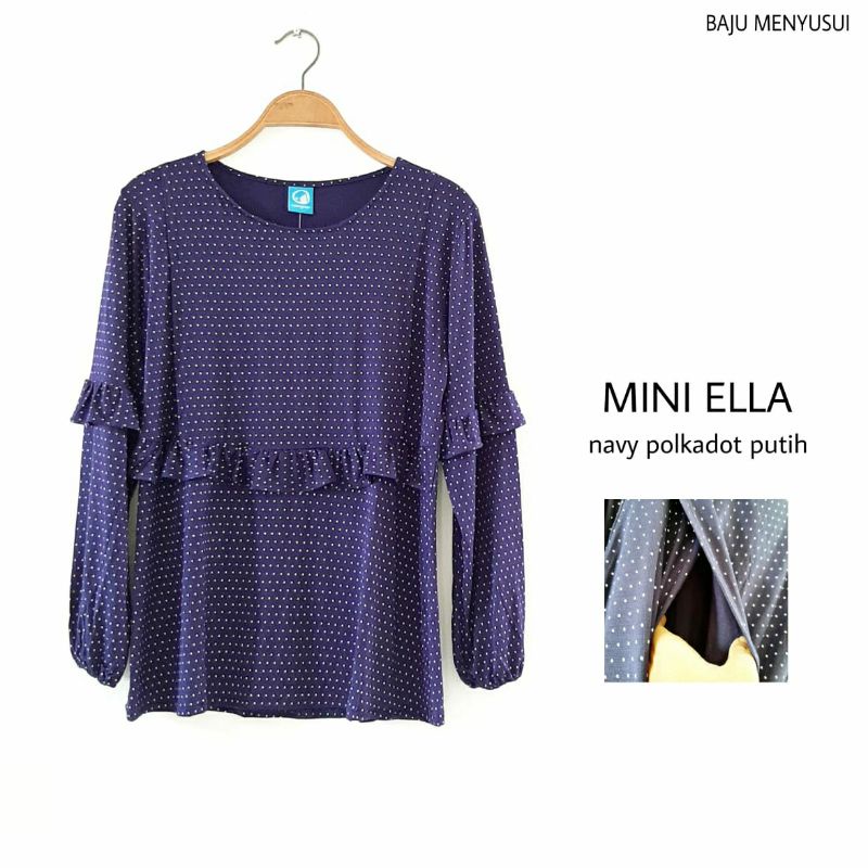 MAMIGAYA Nursing Wear MINI ELLA Baju Kaos Menyusui Baju ASI