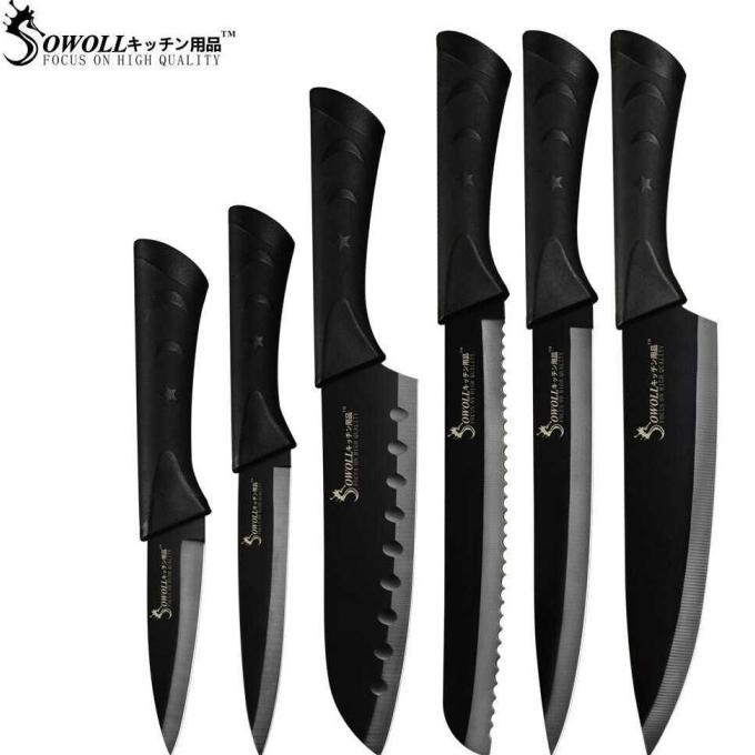 

Promo!!!!! Set Pisau Dapur Kitchen Knives Stainless Steel 6 Pcs Mamazira40