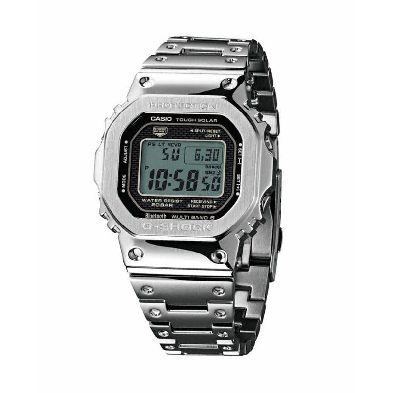 Jam Tangan Pria Casio G-shock GMW B5000 / 5000 Rantai Stainless Silver / Gold / All Black