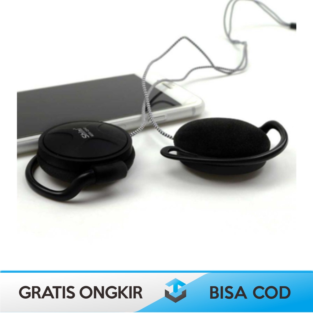 HEADPHONE KABEL SHINI Q940 EARHOOK SUPPORT UNTUK KOMPUTER/LAPTOP &amp; HP