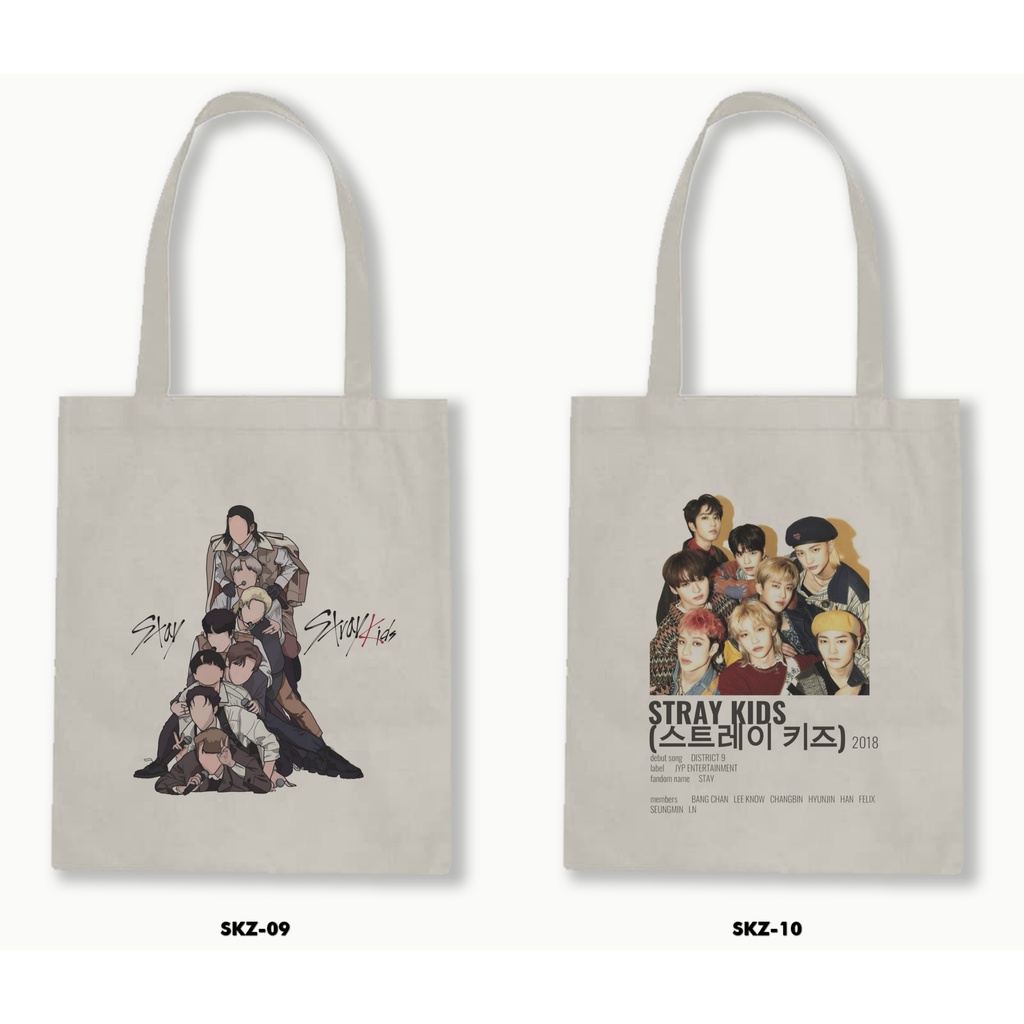 TOTE BAG BLACU - STRAY KIDS