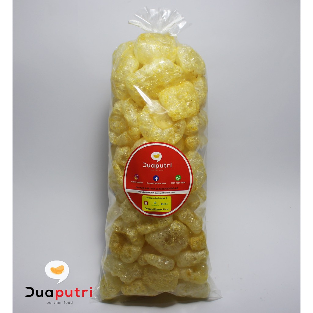 

Kerupuk Kulit Sapi Rasa Original - 250gram