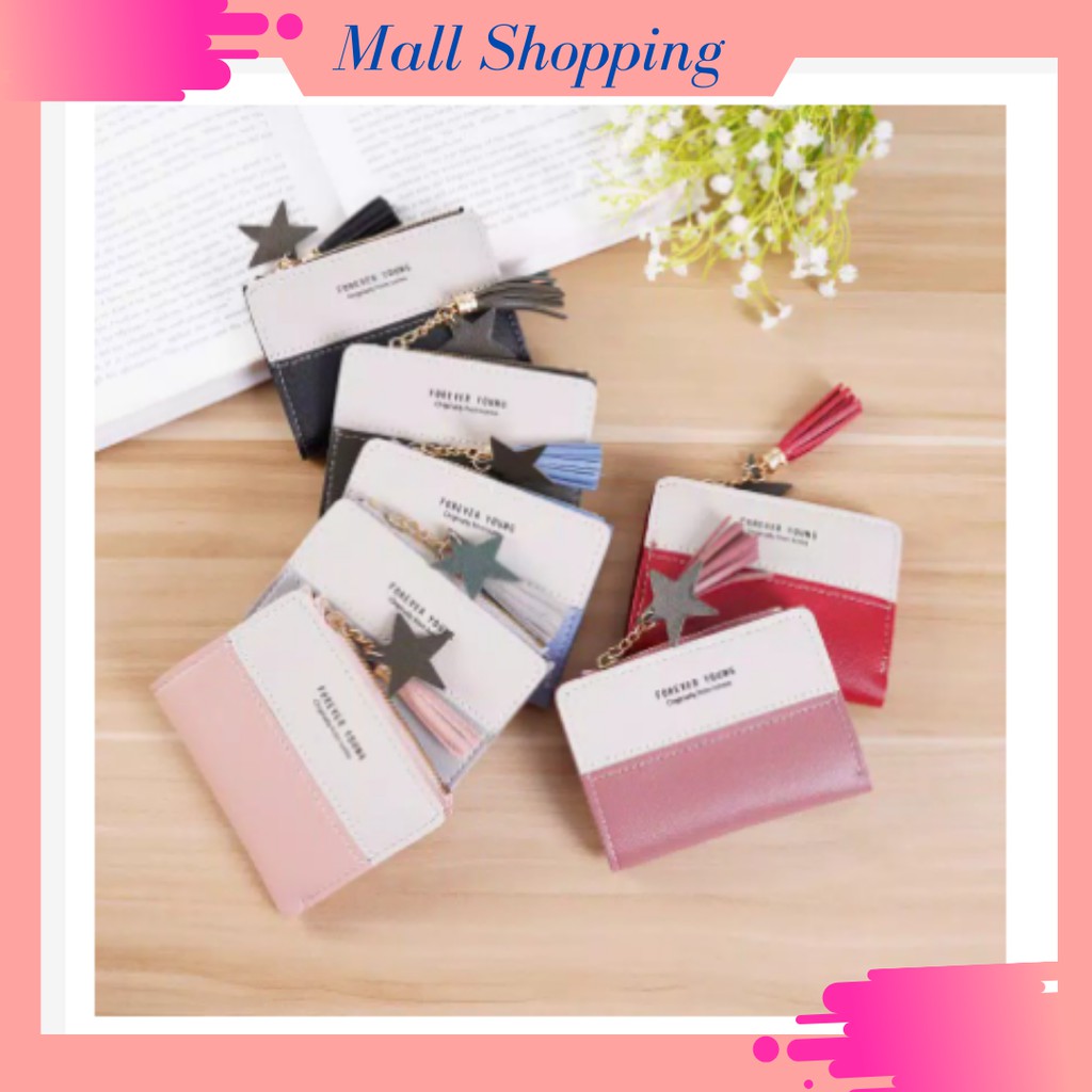 (COD) DOMPET LIPAT WANITA PENDEK DOMPET MINI DOMPET WANITA MALLSHOPPING