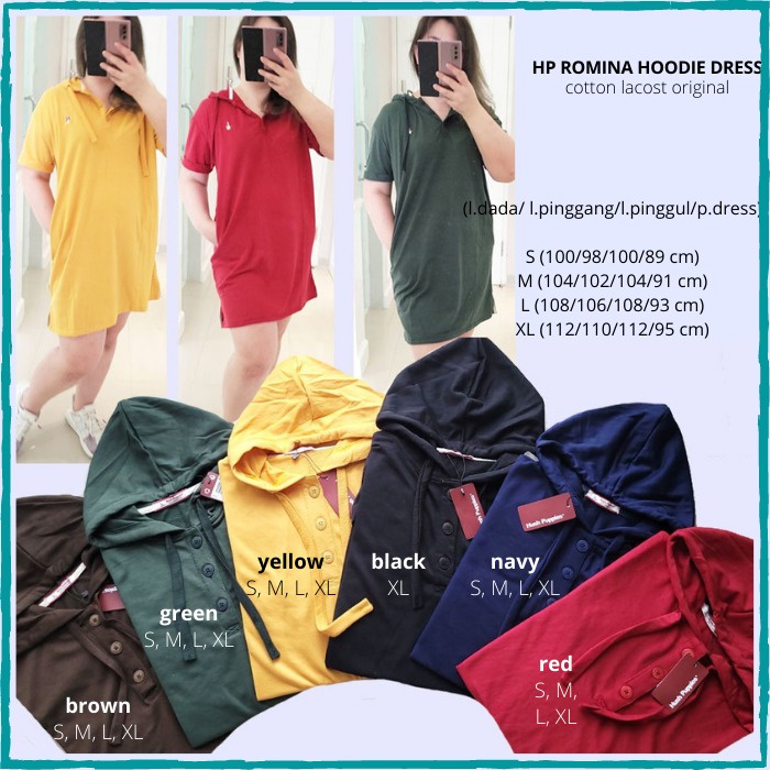 Dress Hoodie Wanita Hush Puppies Romina Hoodie Dress