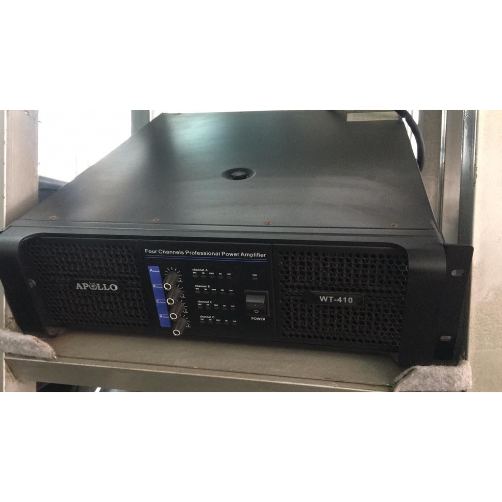 (PETI KAYU) POWER AMPLIFIER APOLLO WT410 WT 410 CLASS TD