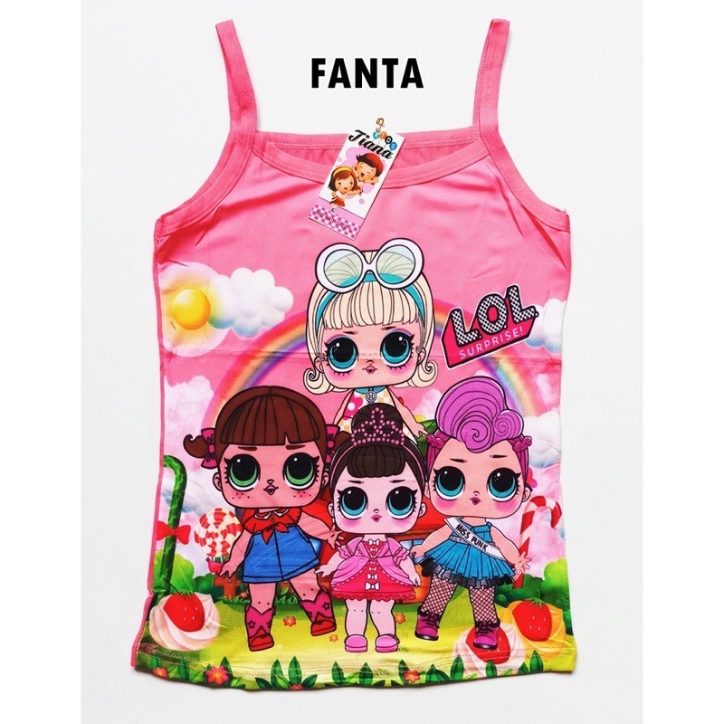 Kaos Dalam Singlet Anak Perempuan Cewek LOL Katun Murah Tanktop Anak Tengtop Anak Tanktop Anak Perempuan Kaos Anak Perempuan Baju Anak Perempuan Murah 1 2 3 4 5 Tahun