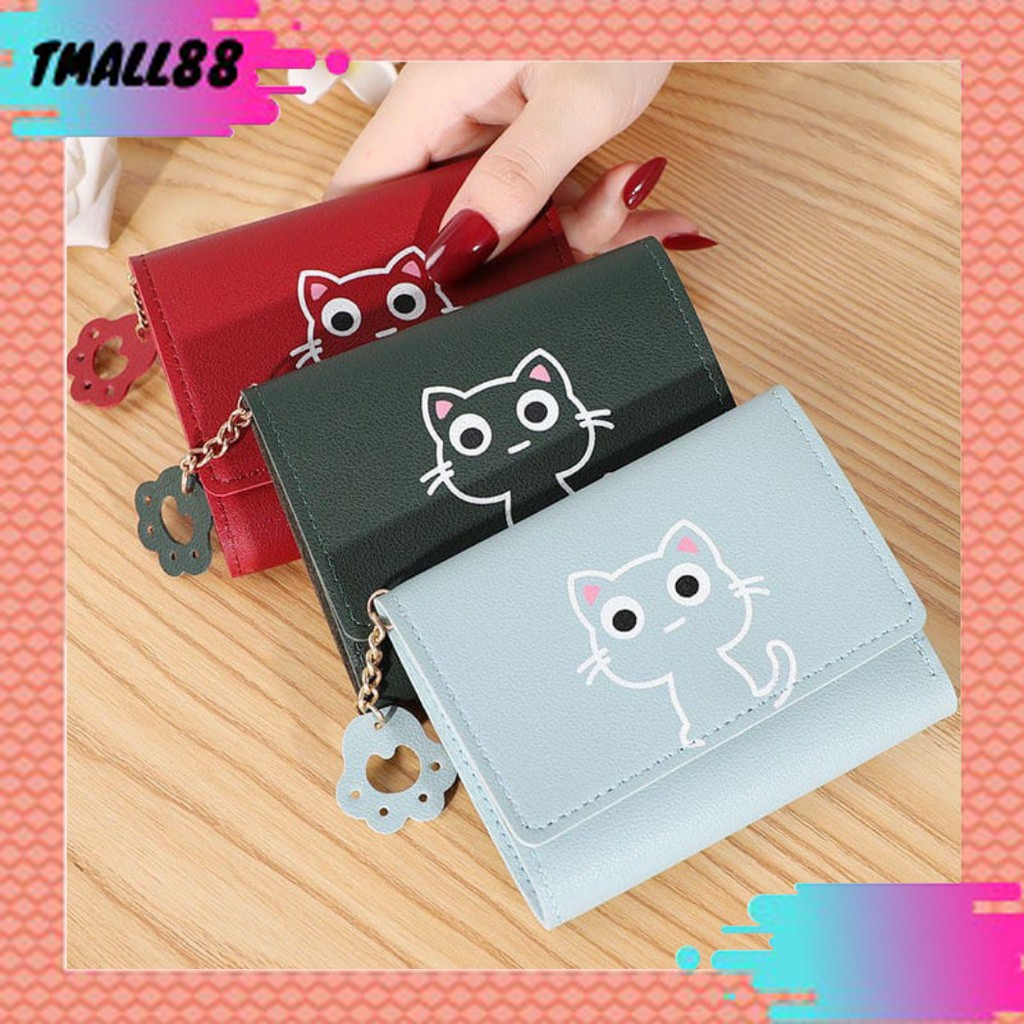 ♥TMALL88♥  Dompet Mini Wanita Dompet Lipat Wanita Import Real Pict