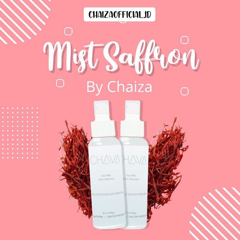 READY Chava facemist saffron by Caiza.id / Facemist saffron / Facemist saffron zam-zam