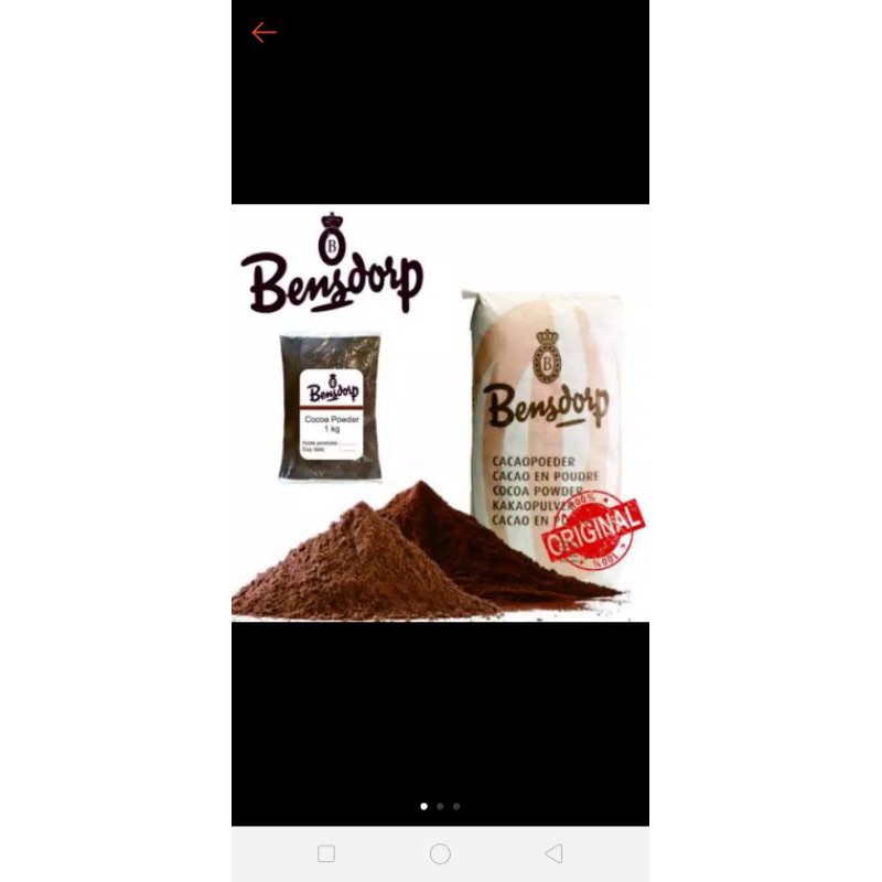 

coklat bensdorp bubuk reapak 500gr