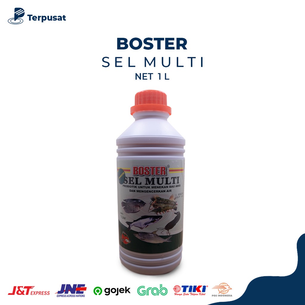 Image of Boster Sel Multi 1 Liter Obat ikan Probiotik Mencegah Bau Amis #1