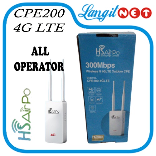 HSAIRPO CPE200 OUTDOOR 4G LTE  PLUS WIRELESS 2.4ghz 300Mbps