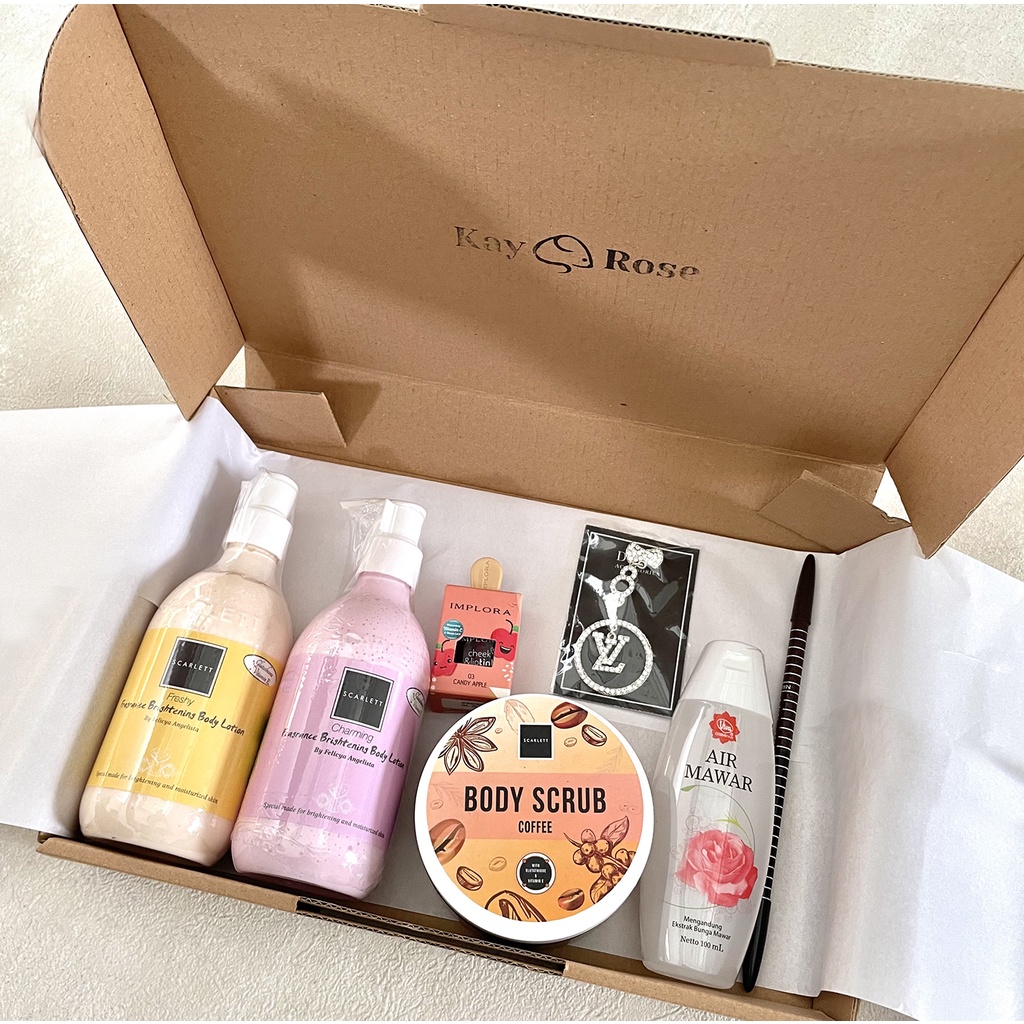 Kayandrose - Birthday Hampers Scarlett Implora / Gift Box Scarlett/Kado Ulang tahun