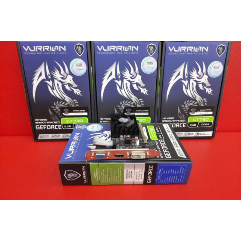 Ready New Vga Card Vurrion Gt730 ddr3 2gb 128Bit Termurah Bergaransi Resmi