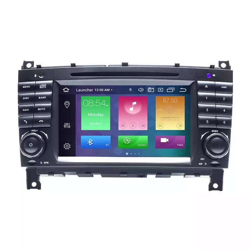 HEAD UNIT ANDROID 10 MERCEDES W203 W209 W210 WSPEK TERTINGGI REVERSE CAMERA