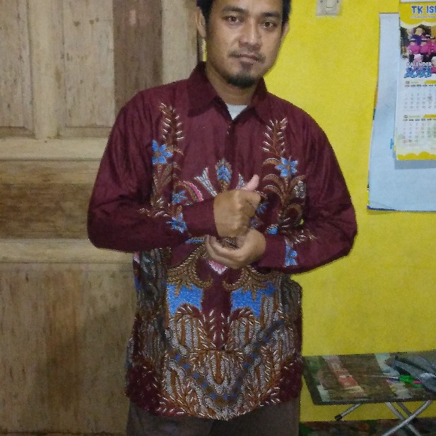 Size M L Xl Xxl Xxxl Bswart Batik Hrb026 Kenongo Hem Pendek Padi Pekalongan M L Xl Batik