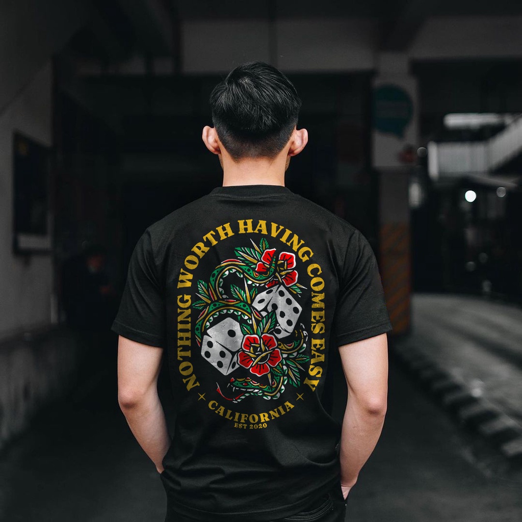 TSHIRT - DADU - KAOS DISTRO PREMIUM - KAOS DISTRO - KAOS - PROMO KAOS - KAOS HITAM - KAOS ORIGINAL -