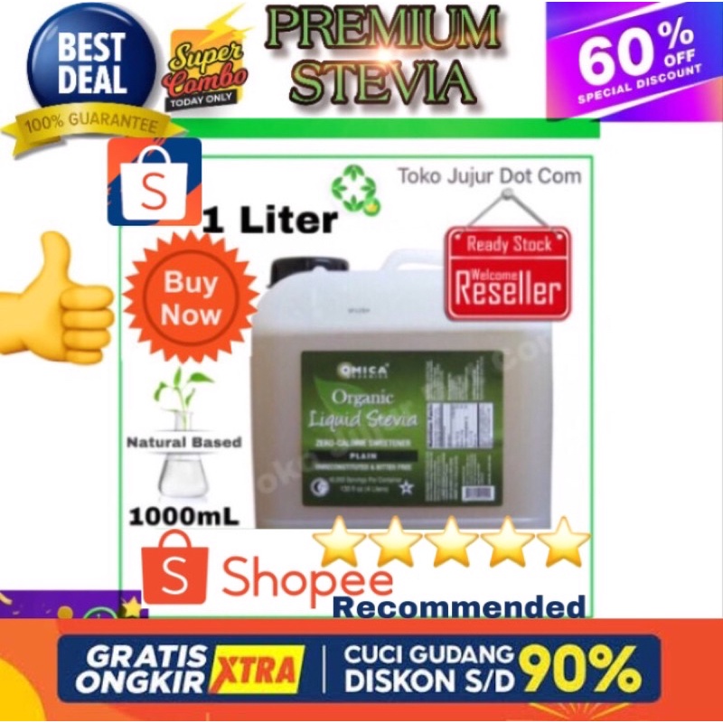 

PREMIUM STEVIA HIGH QUALITY 1 LITER - FULL EKSTRAK